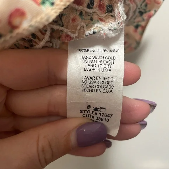 Floral smocked tank - Picture 3 of 4